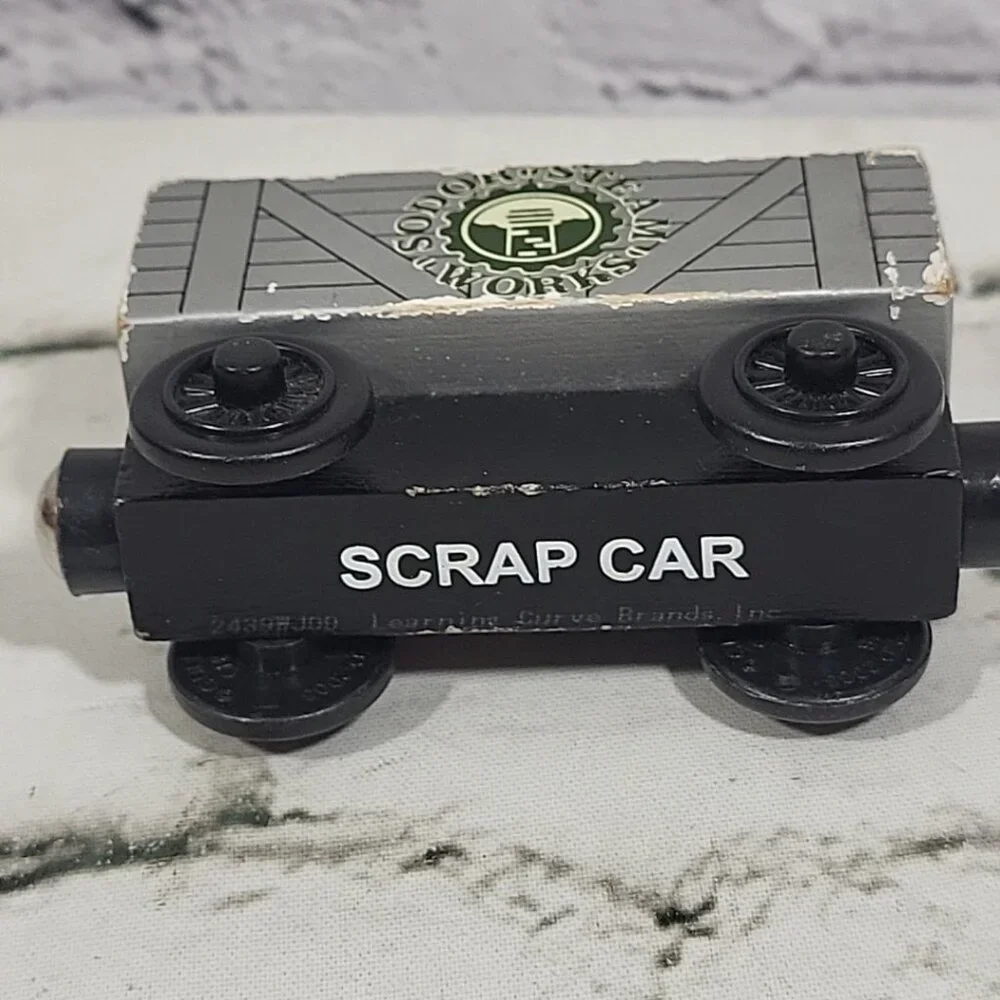 Thomas And Friends Magnetic Wooden Trains Lot‎ Of 7 James Toby Caboose Scrap Car